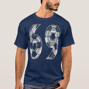 Camiseta Número 69 Jersey 69 Mãe Player Ventilador 1