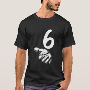 Camiseta Número 6 Duo Correspondente 67 Meme Gíria Geração