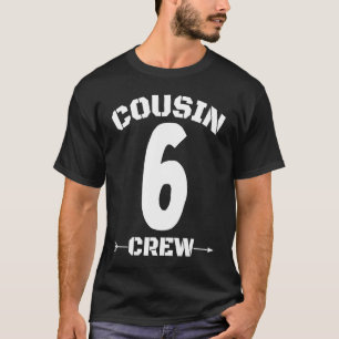 Camiseta Número 6 Grupo de Famílias de Reunião de Equipe de