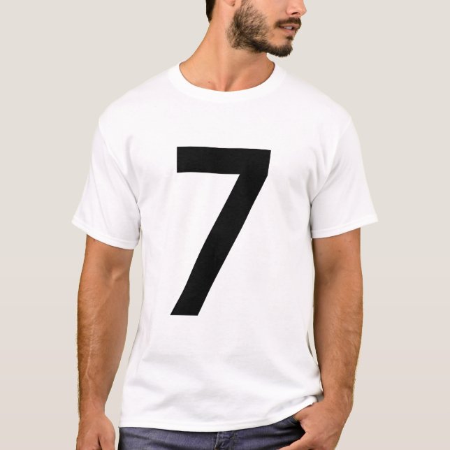 CAMISETA NÚMERO 7 (Frente)