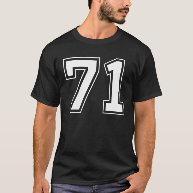 Camiseta Número 71 (Frente)