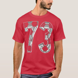 Camiseta Número 73 Jersey 73 Mãe Jogador Ventilador 1