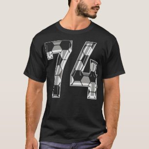 Camiseta Número 74 Jersey 74 Mãe Player Ventilador 1