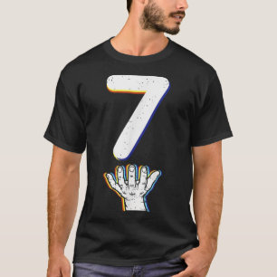 Camiseta Número 7 Correspondente ao Meme 67 do Dia das Brux