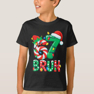 Camiseta Número 7 Dito de Meme Engraçado 6 7 Seis Sete Nata
