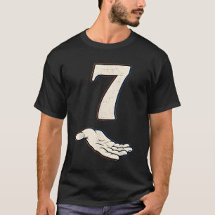Camiseta Número 7 Fósforo 67 Meme Fantasia de Halloween Hom