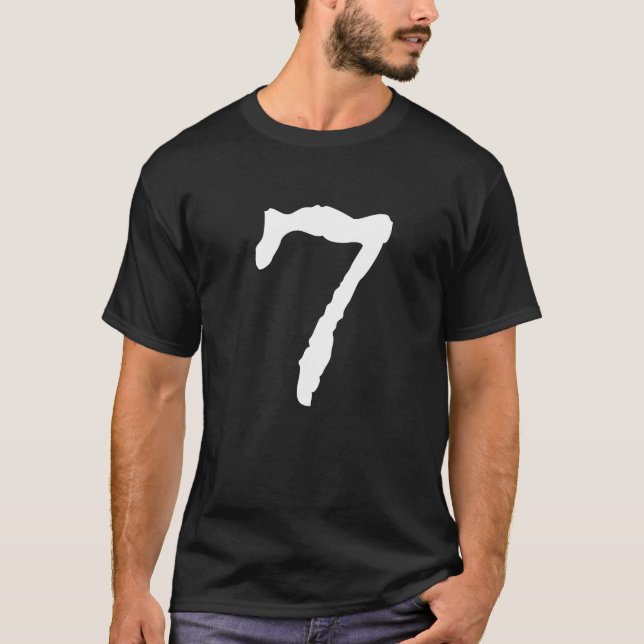 Camiseta Número 7 - Número Sete da Sorte (Frente)