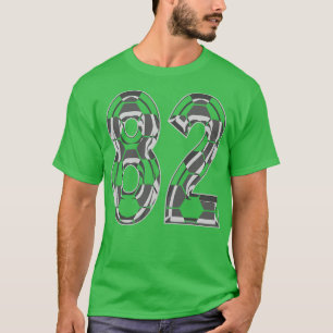 Camiseta Número 82 Jersey 82 Mãe Jogador Ventilador 1