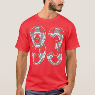 Camiseta Número 83 Jersey 83 Mãe Player Ventilador 1