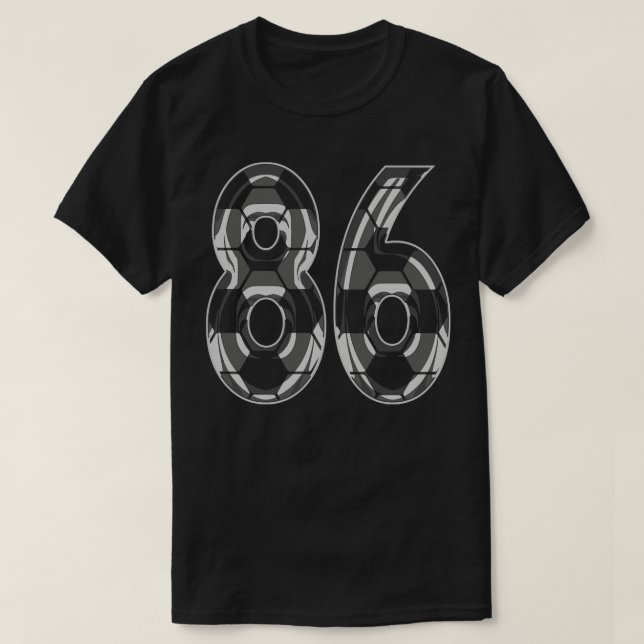 Camiseta Número 86 Jersey 86 - Ventilador do jogador-mãe (Frente do Design)