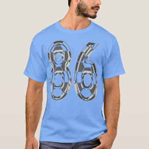 Camiseta Número 86 Jersey 86 - Ventilador do jogador-mãe