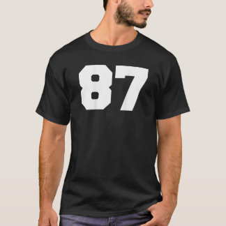 Camiseta Número 87 Sports Jersey Player 87 Fan BACK IMPRESS