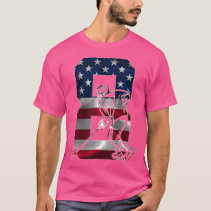 Camiseta Número 8 Anos Hóquei No Gelo 8º Aniversário
