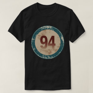 Camiseta Número 94 Vintage Desgastado