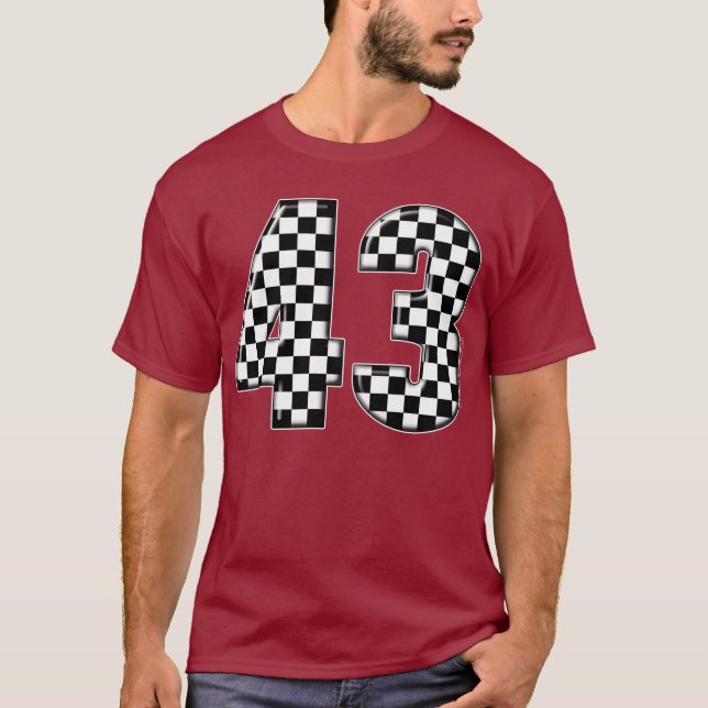 Camiseta número da auto competência 43 (Frente)
