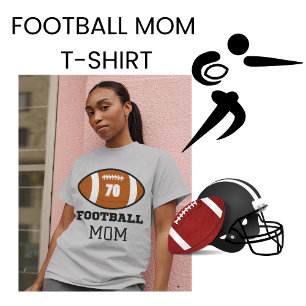Camiseta Número da Camisa da Mãe de Futebol