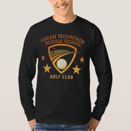 Camiseta Número da Liga do Clube de Golf Personalizado