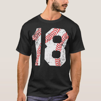 Camiseta Número de Baseball 18 Jersey