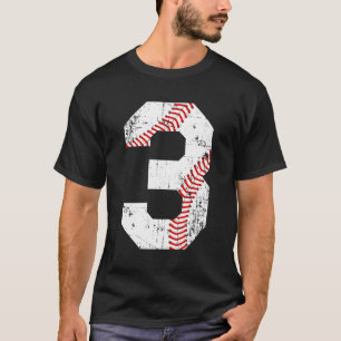 Camiseta Número de Baseball 3 Jersey