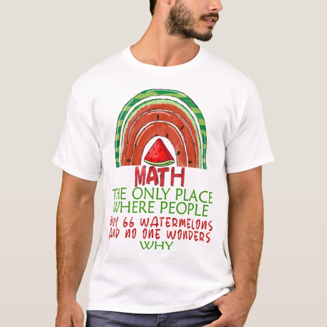 Camiseta Número de Cálculo de Matemática de Matemática e Me (Frente)