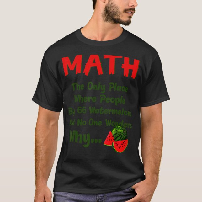 Camiseta Número de Cálculo de Matemática de Matemática e Me (Frente)