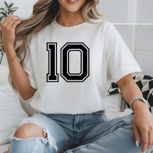 Camiseta Número de Dia de Jogo de Futebol Universitário Per