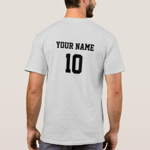 Camiseta Número de Nome Personalizado Frente de Volta