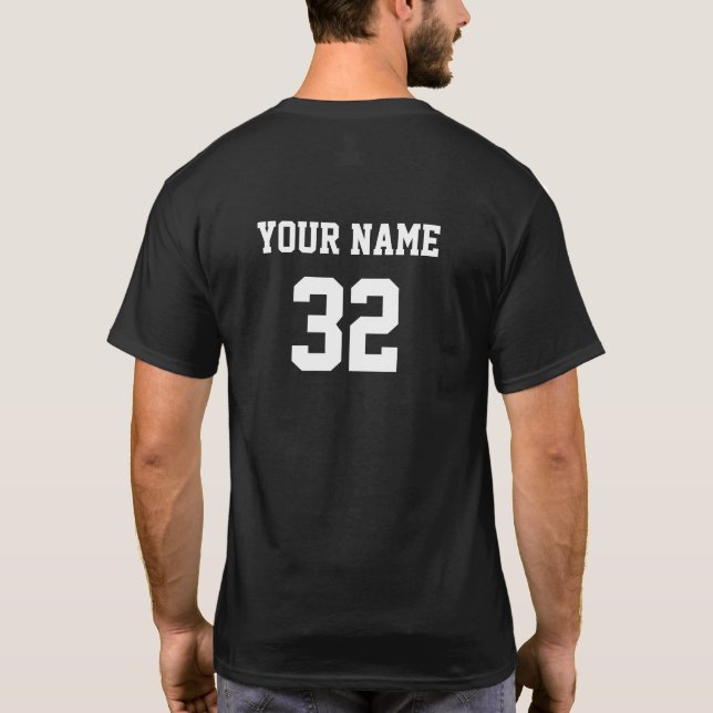 Camiseta Número de Nome Personalizado Frente de Volta (Verso)