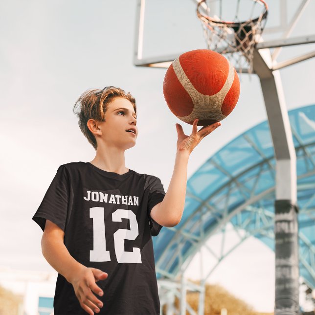 Camiseta Número de Nome Personalizado Meninos Esporte Camis (Criador carregado)