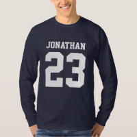 Número de Nome Personalizado Mens Esporte Jersey T