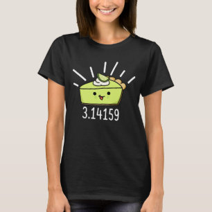 Camiseta Número de Pi da Matemática Engraçado Pie Pun Dark