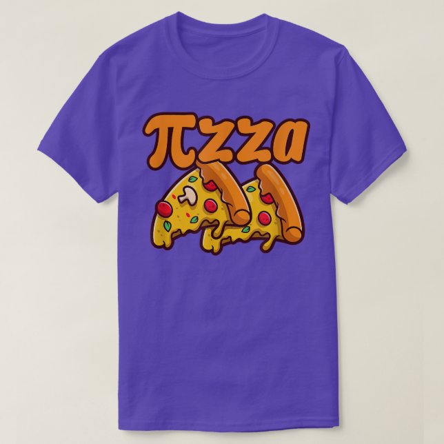 Camiseta número de telefone Pie Pizza Love Math Nerd Pi Da (Frente do Design)