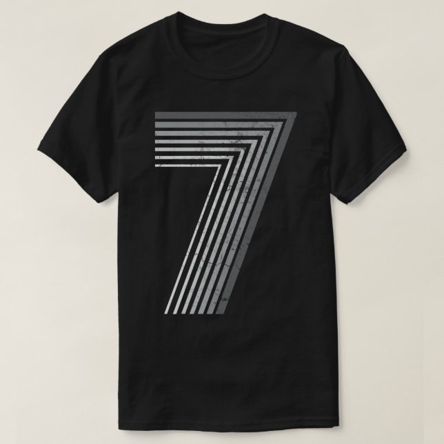 Camiseta Número de Vintage (Frente do Design)
