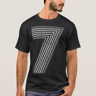 Camiseta Número de Vintage