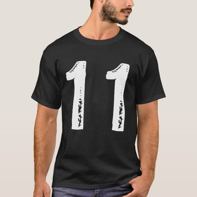 Camiseta Número desportivo 11 (Frente)