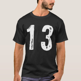 Camiseta Número desportivo 13