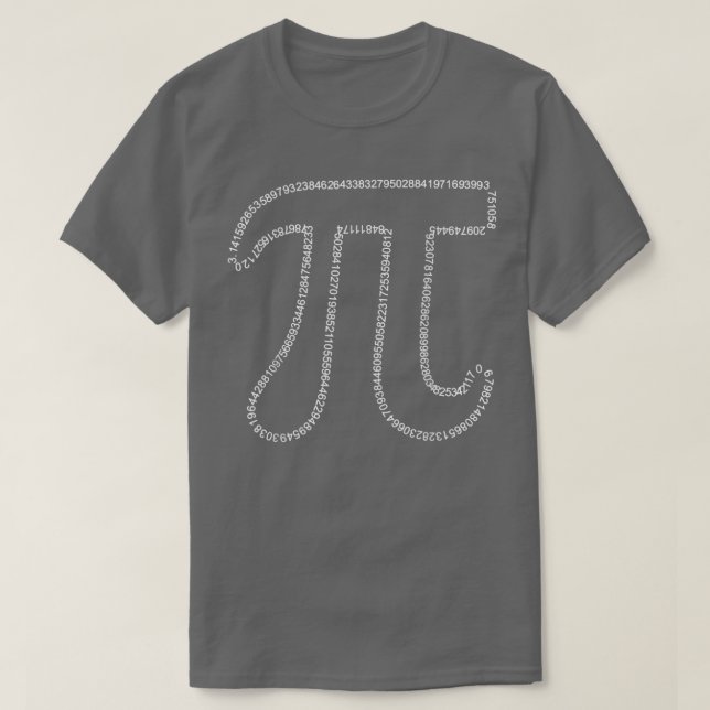 Camiseta Número do Dia Pi 3 (Frente do Design)