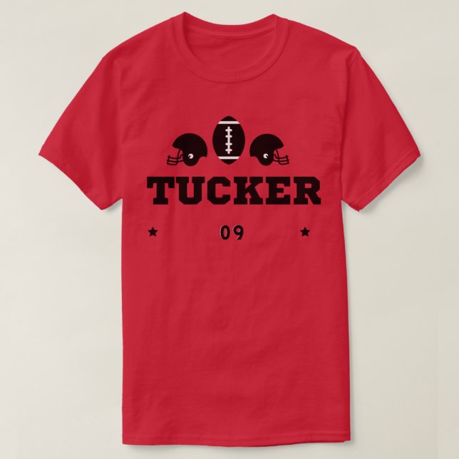 Camiseta número do Juin Tucker (Frente do Design)
