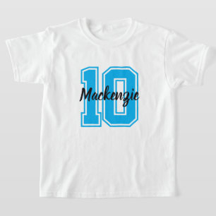 Camiseta Número E Nome Personalizado