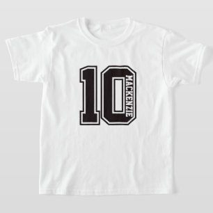 Camiseta Número E Nome Personalizado