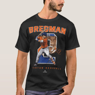 Camiseta Número e Retrato Alex Bregman Houston MLBPA T-S