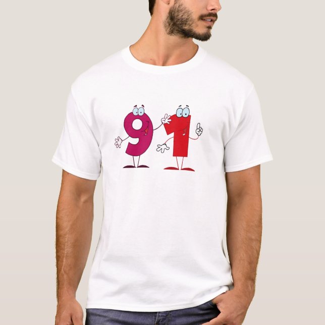 Camiseta Número Feliz 91 (Frente)