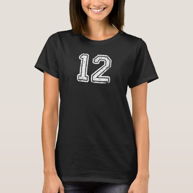 Camiseta Número, Número de Futebol Esporte (Frente)