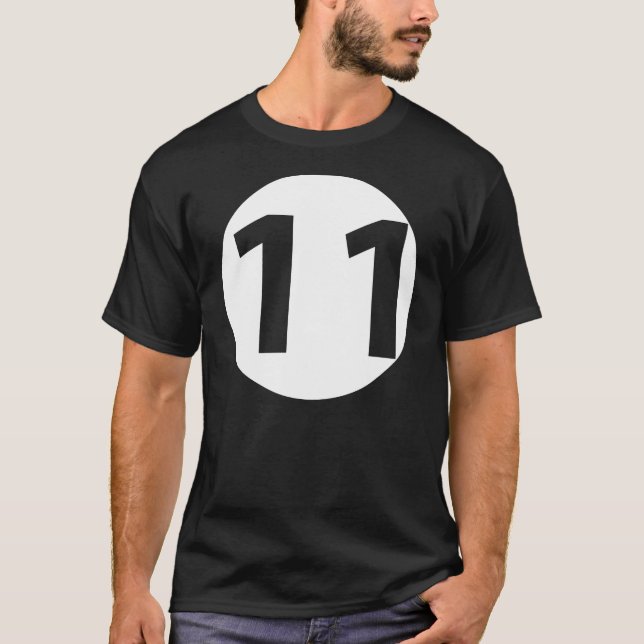 Camiseta Número onze (Frente)