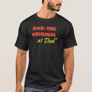 Camiseta Número original do pai um