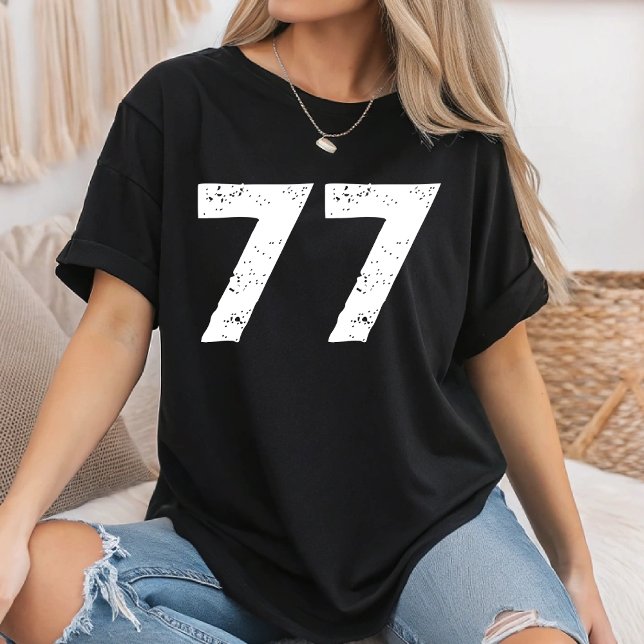 Camiseta Número Personalizado do Dia de Jogo da Equipe de F (Criador carregado)