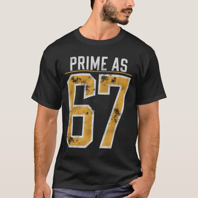 Camiseta Número Primo Como 67  (Frente)