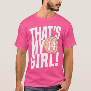 Camiseta Número Quarto É O Pai Da Minha Rapariga 14 Voleibo