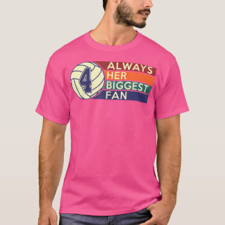 Camiseta Número Quatro 4 Sempre Sua Maior Vela De Voleibol
