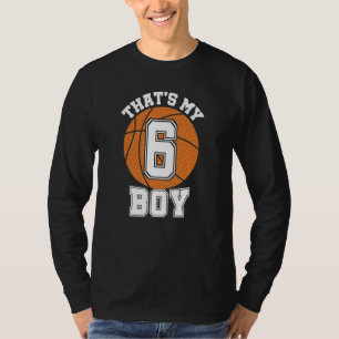Camiseta Número Seis Esse É Meu Menino 6 Mãe Pai Família Ba